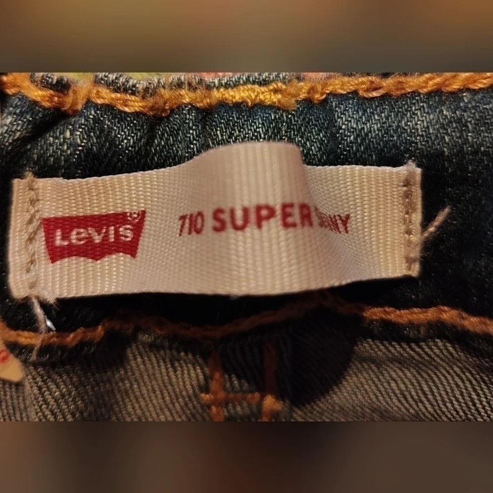 Levi’s Strauss 710 Girls 7-14 Super Skinny Fit Jeans